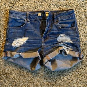 PacSun Super Short Distressed Jean Shorts Size 23